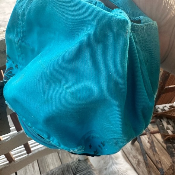 Leader Logo women's blue adjustable cheer hat - Picture 3 of 9